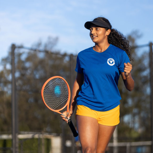 Elite Tennis female student at McDonald College