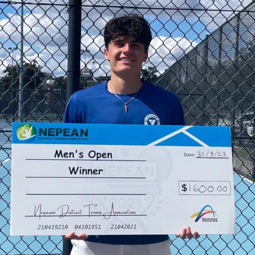A stellar tennis performance