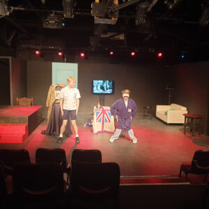 Theatrical history performance at The McDonald College Black Box Theatre