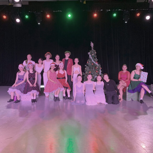 McDonald College Dance students at the Christmas concert