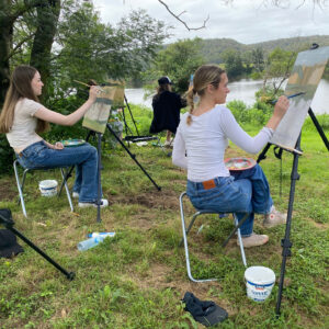 McDonald students at Bundanon Visual Arts camp