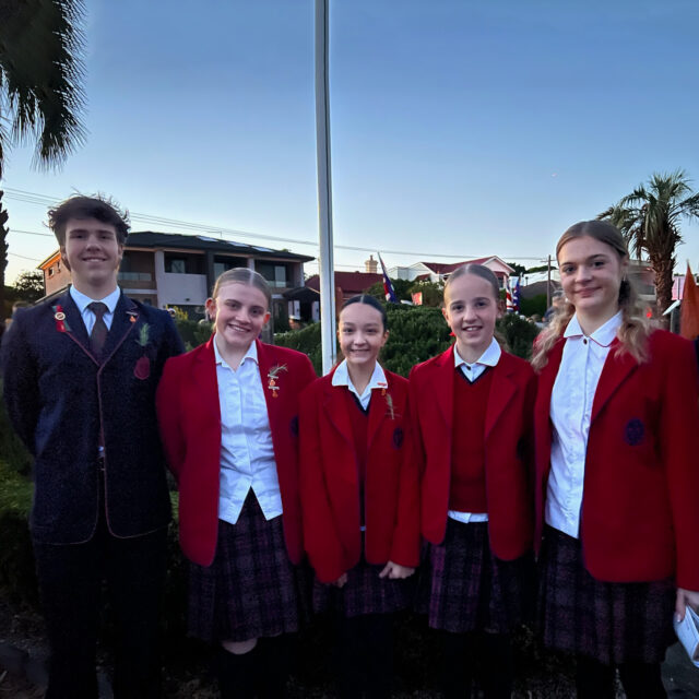 McDonald College students attend ANZAC day ceremony