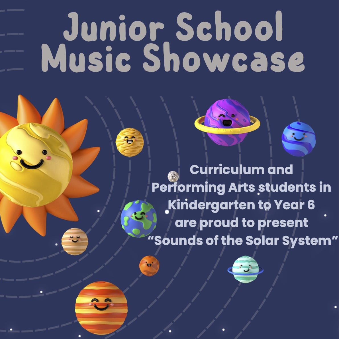 Poster For 2026 Junior School Music Showcase Sqr