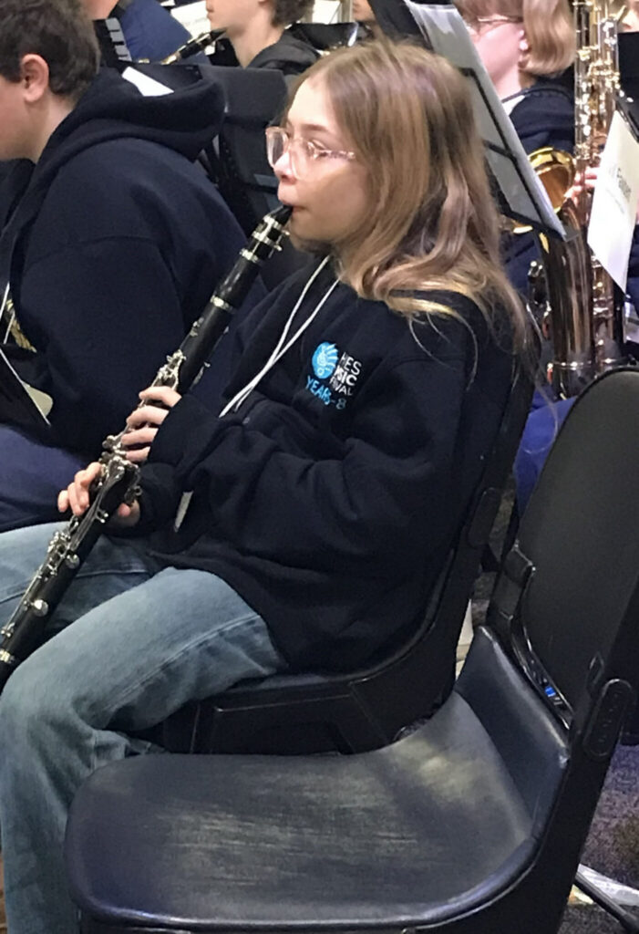 waverley on clarinet